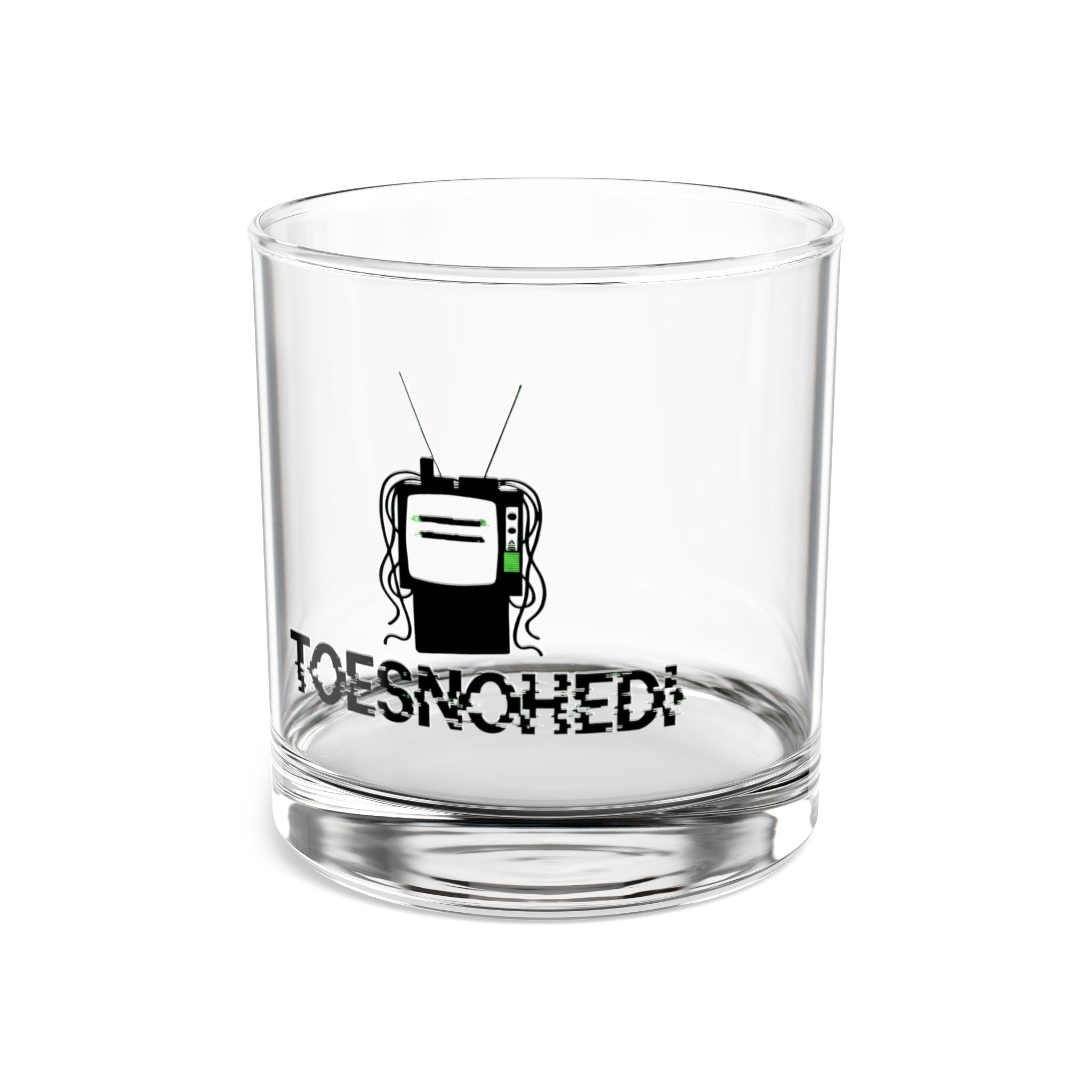Retro TV Rocks Glass - 10oz Drinkware for Nostalgic Nights