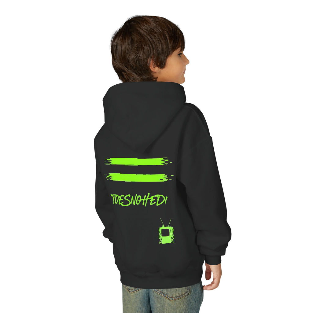 Urban Youth Hooded Sweatshirt with Graphic Print