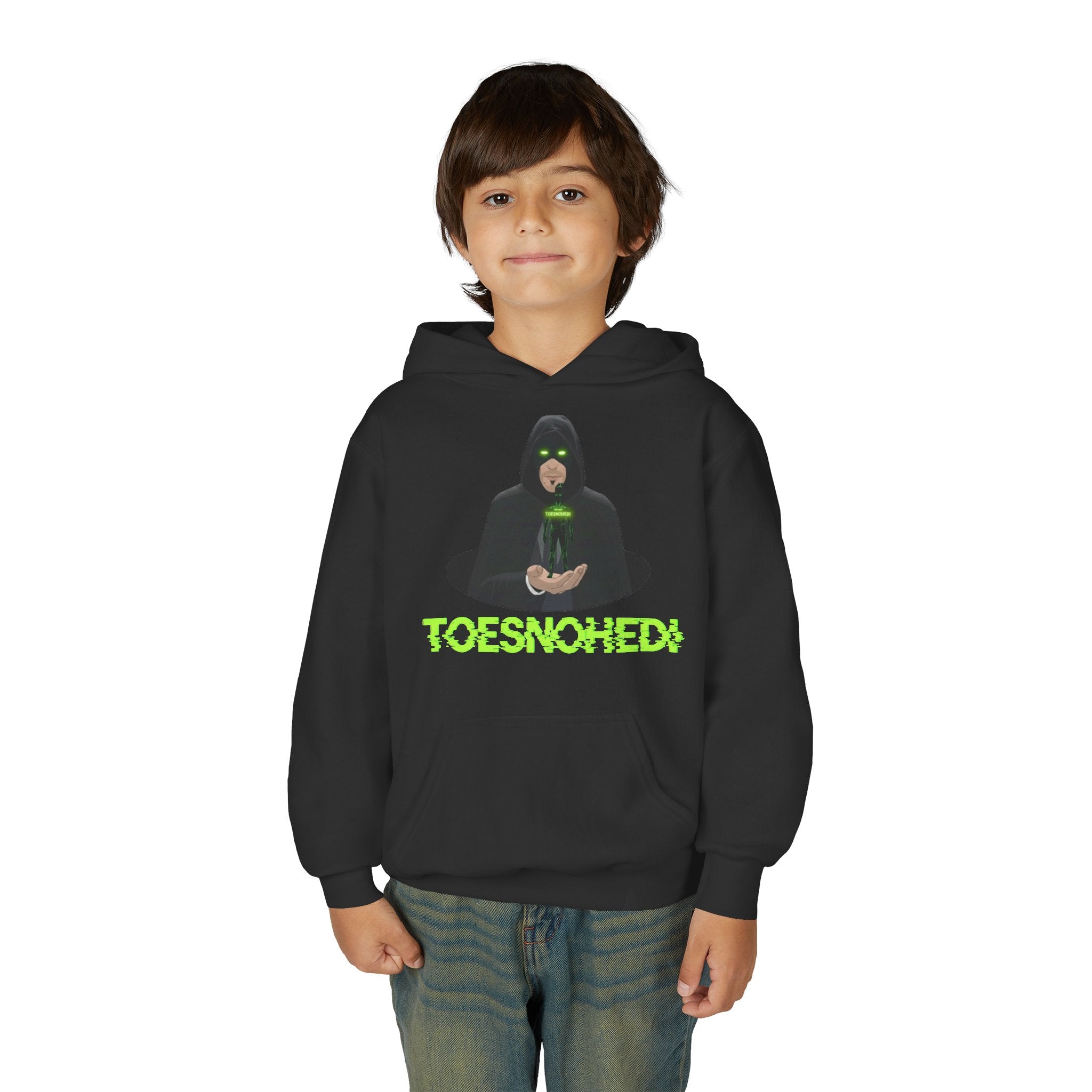 Urban Youth Hooded Sweatshirt with Graphic Print